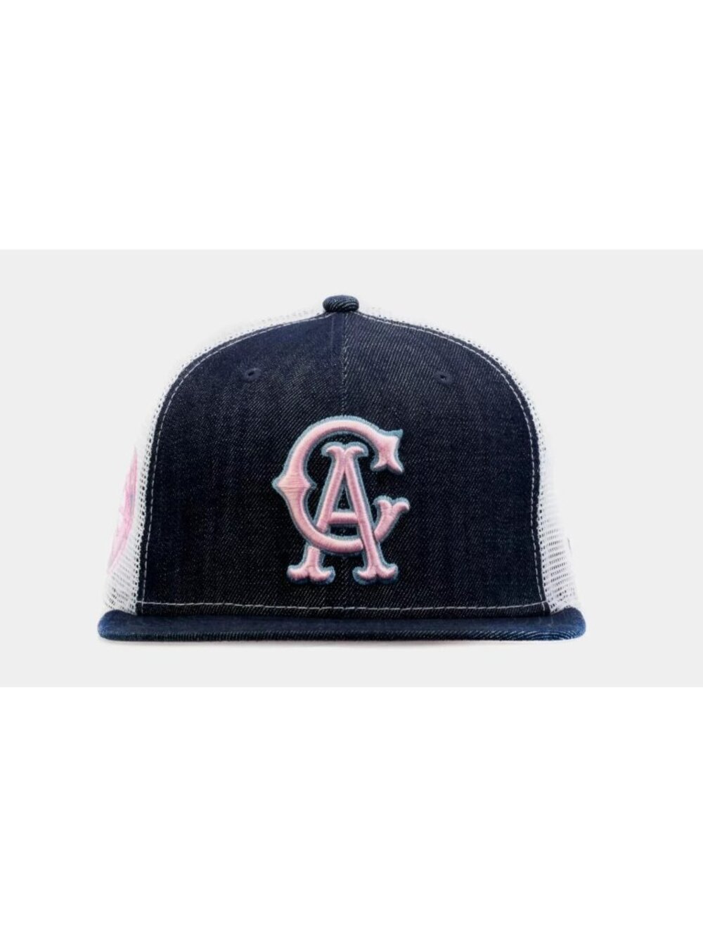New Era California Angel 9Fifty Trucker Hat Snapback Denim 1967 ASG Patch new